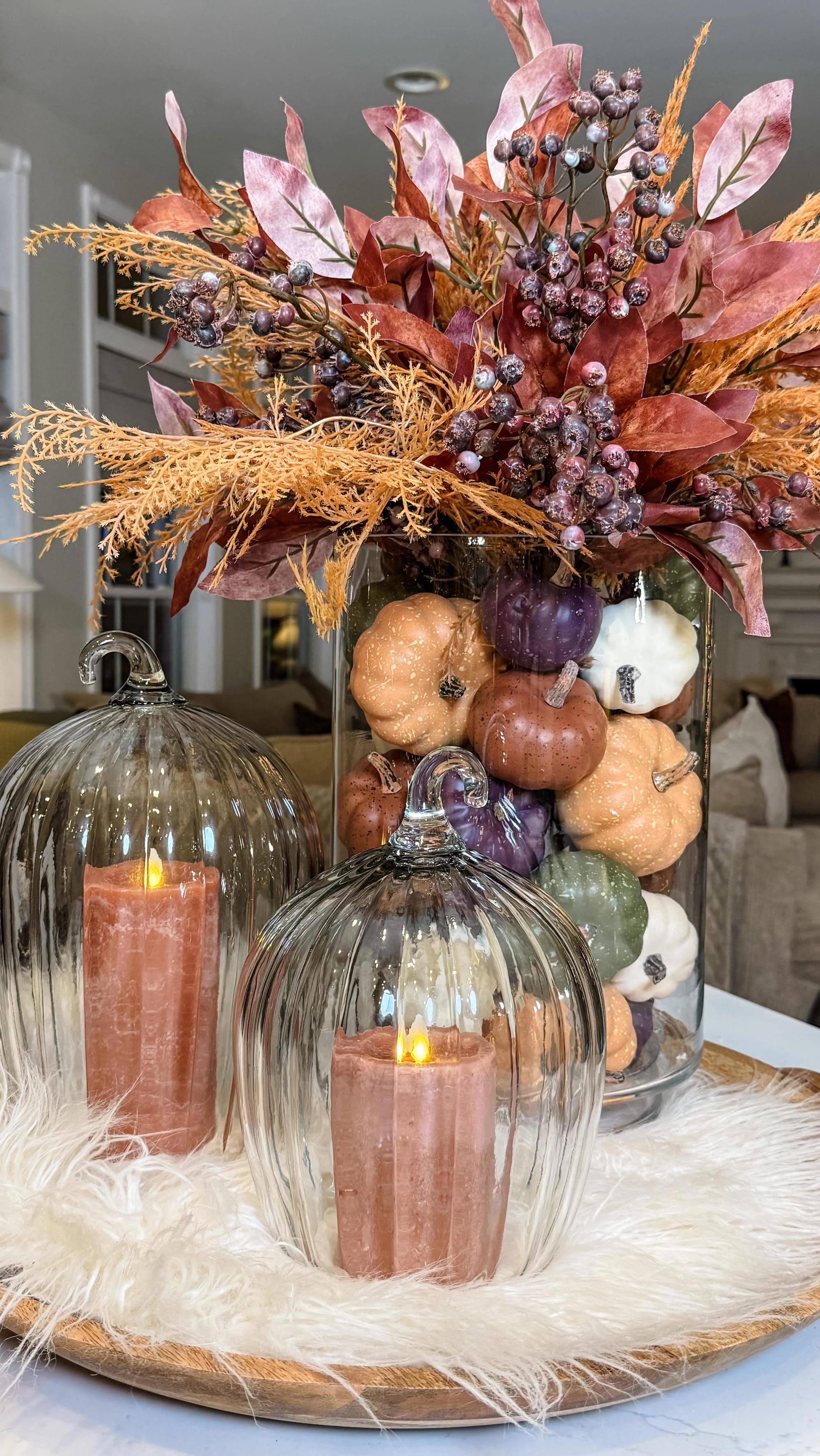 easy fall vignette ideas