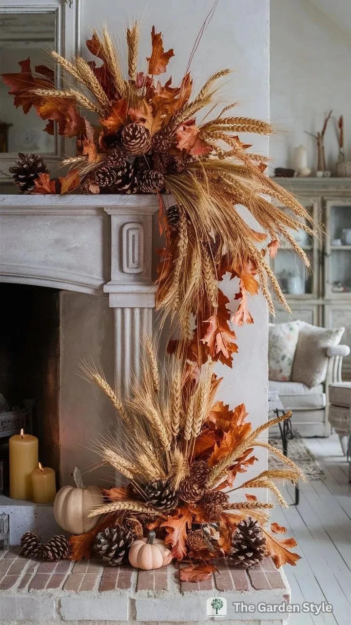 modern fall vignette ideas