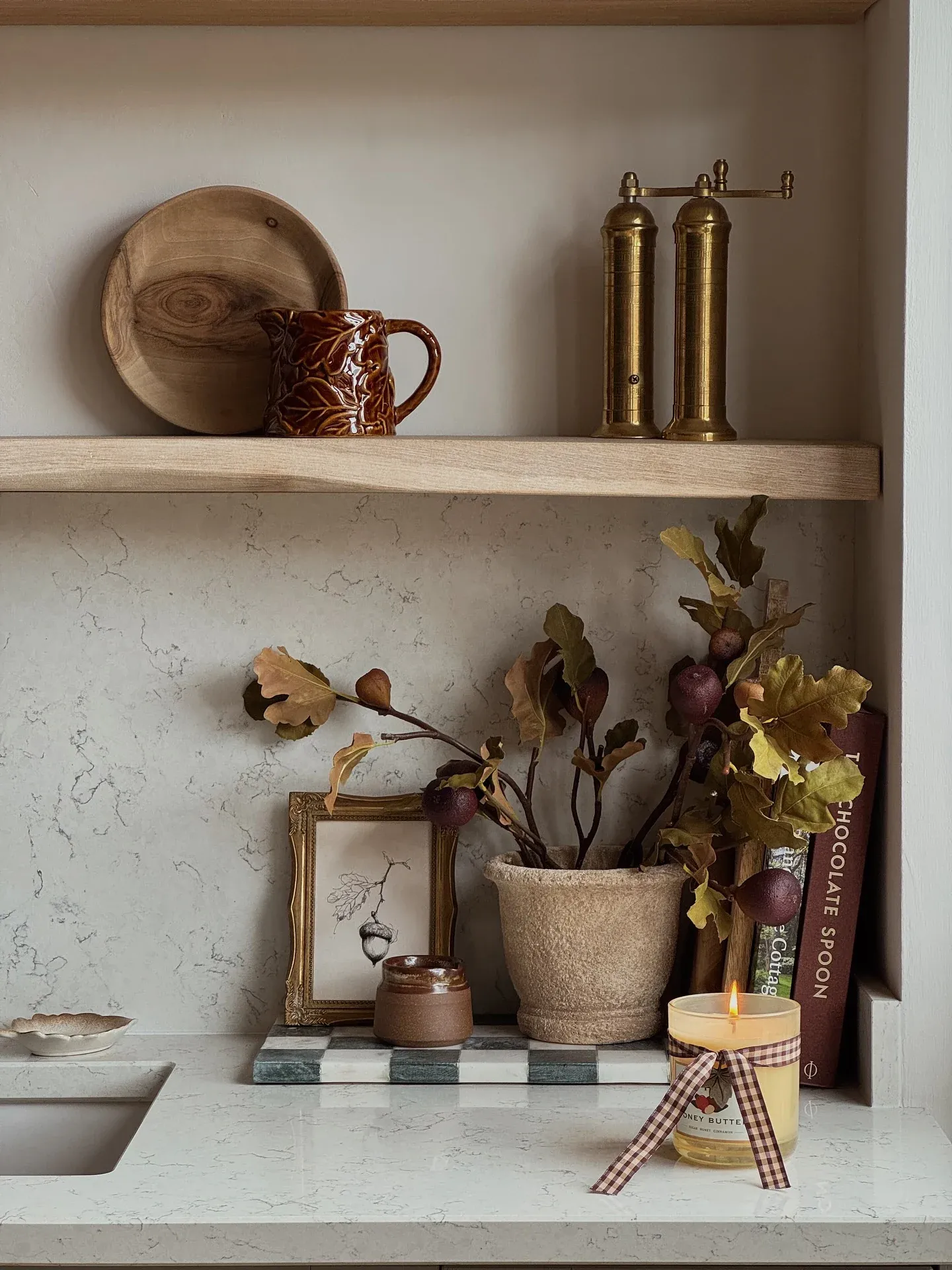 home fall kitchen decorations