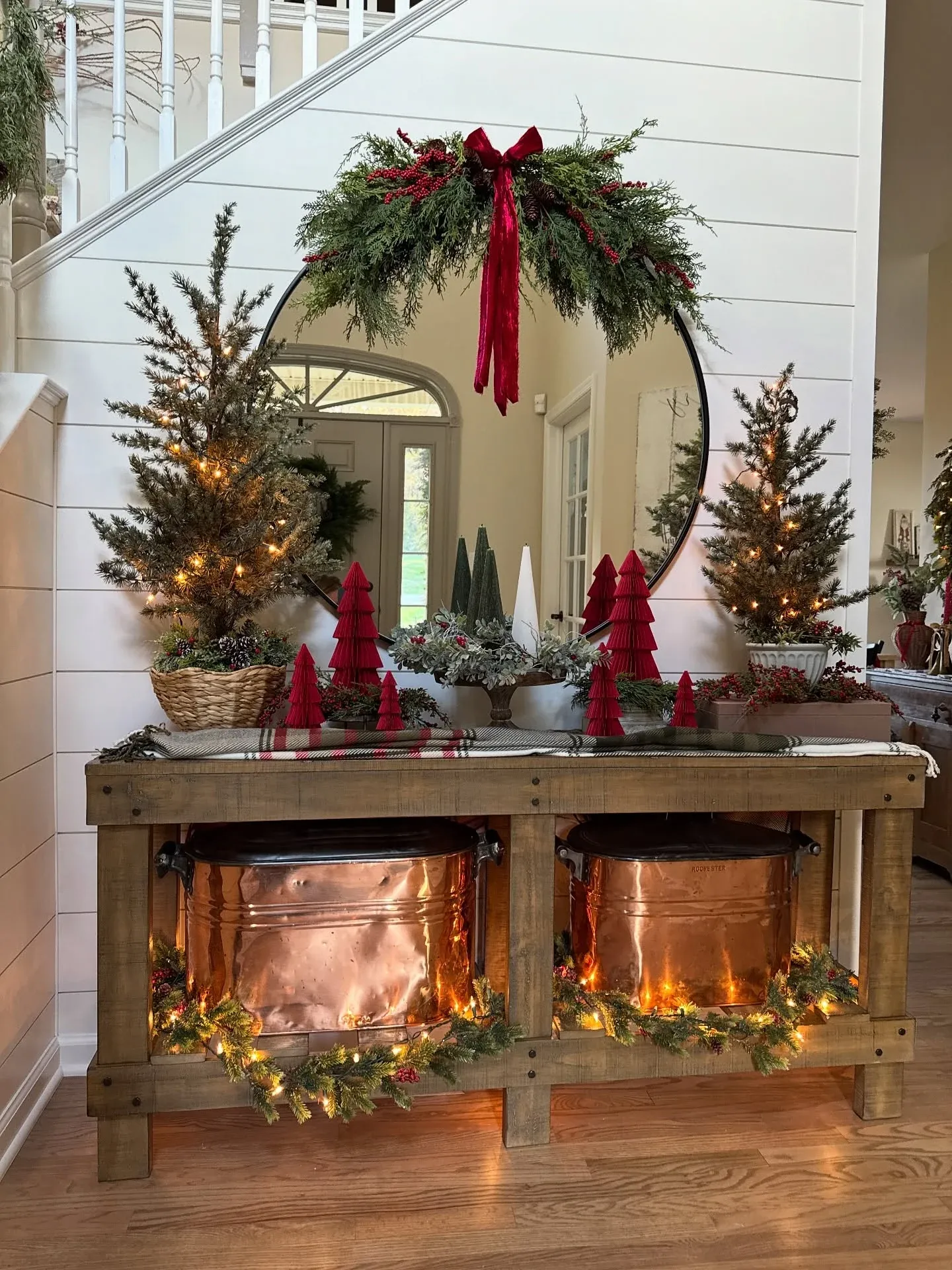 natural farmhouse christmas decor ideas