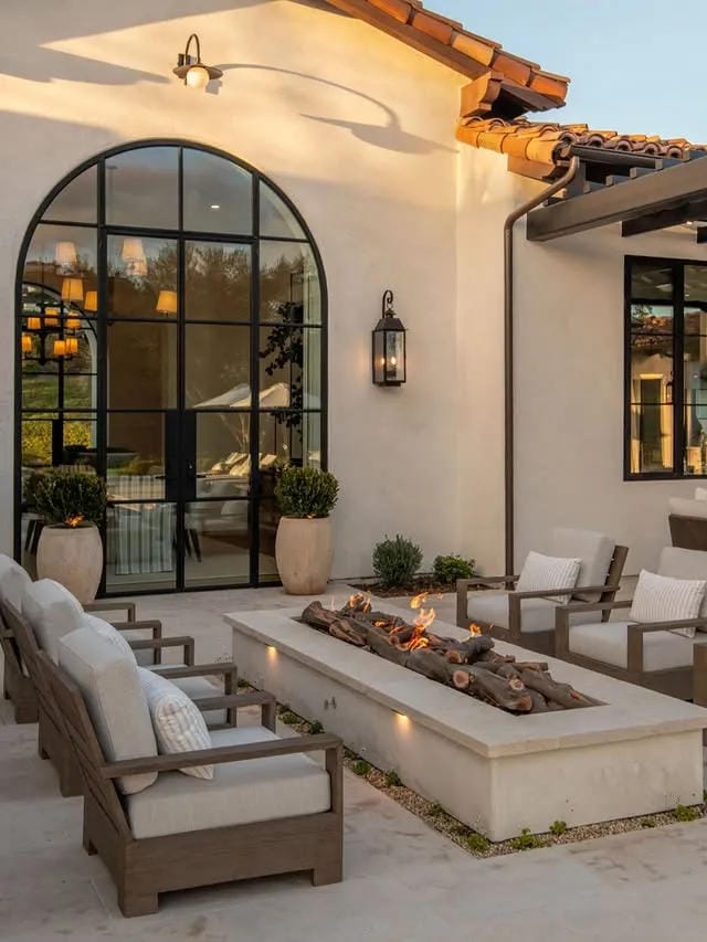 outdoor fire pit seating ideas