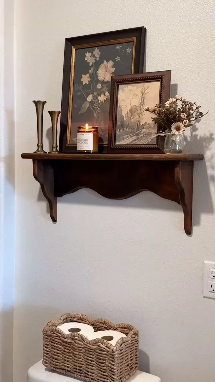 tiny very small powder room storage ideas