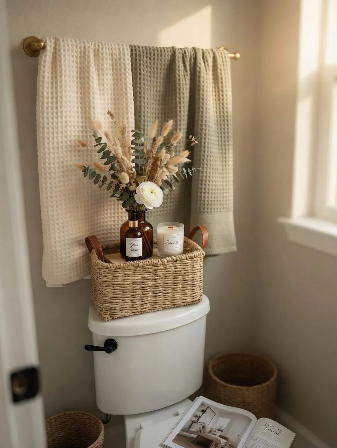clever back of toilet ideas