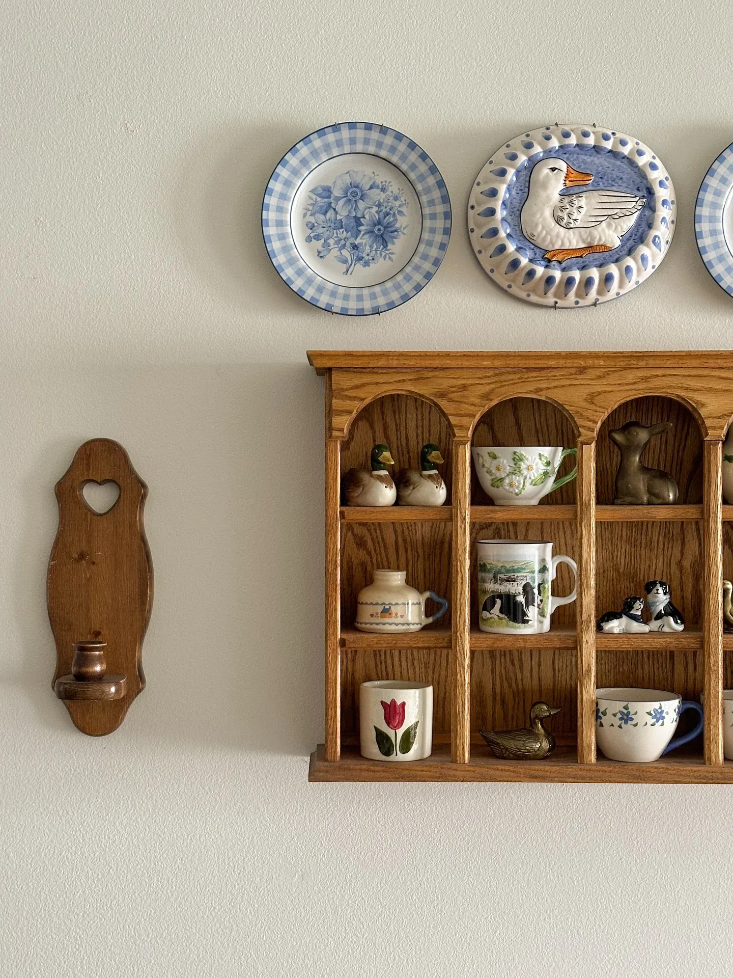 wooden shelf trinket shelf ideas