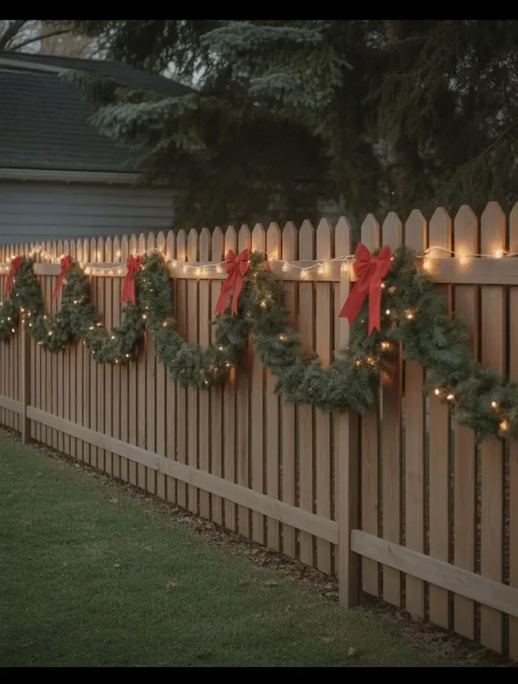 Christmas garland outdoor christmas decor ideas