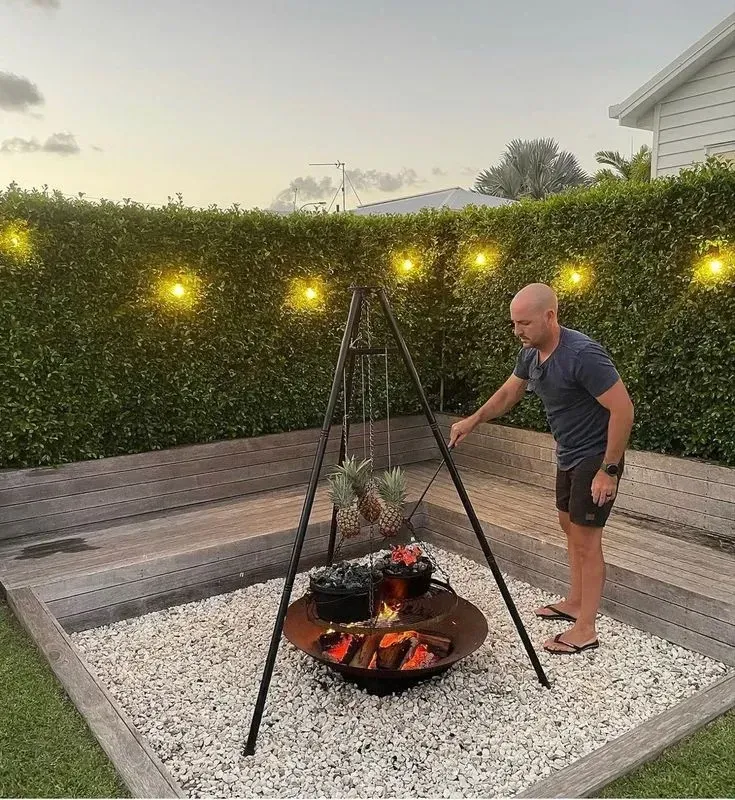 backyard diy small backyard fire pit ideas