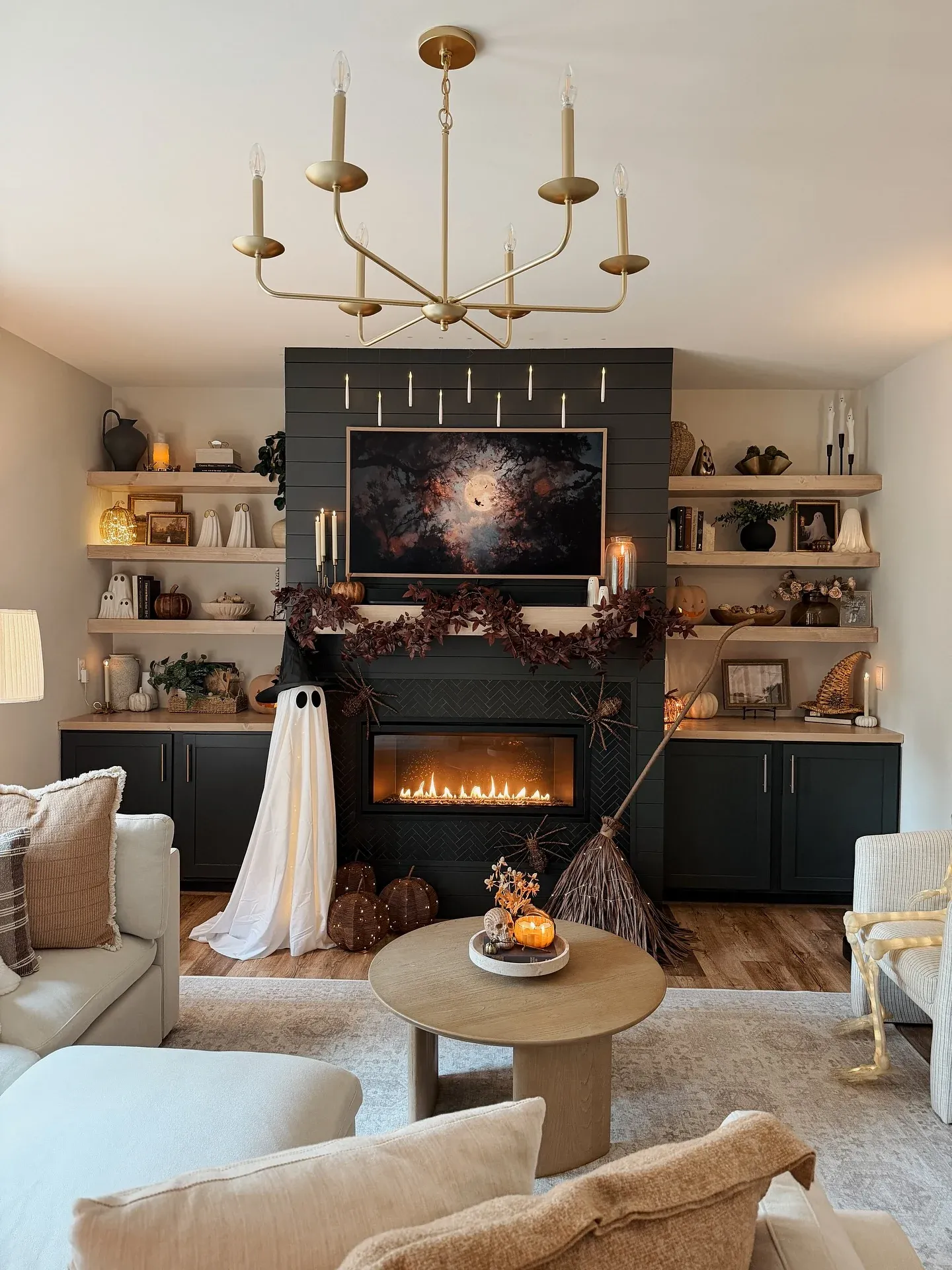 cozy fall fireplace decor ideas