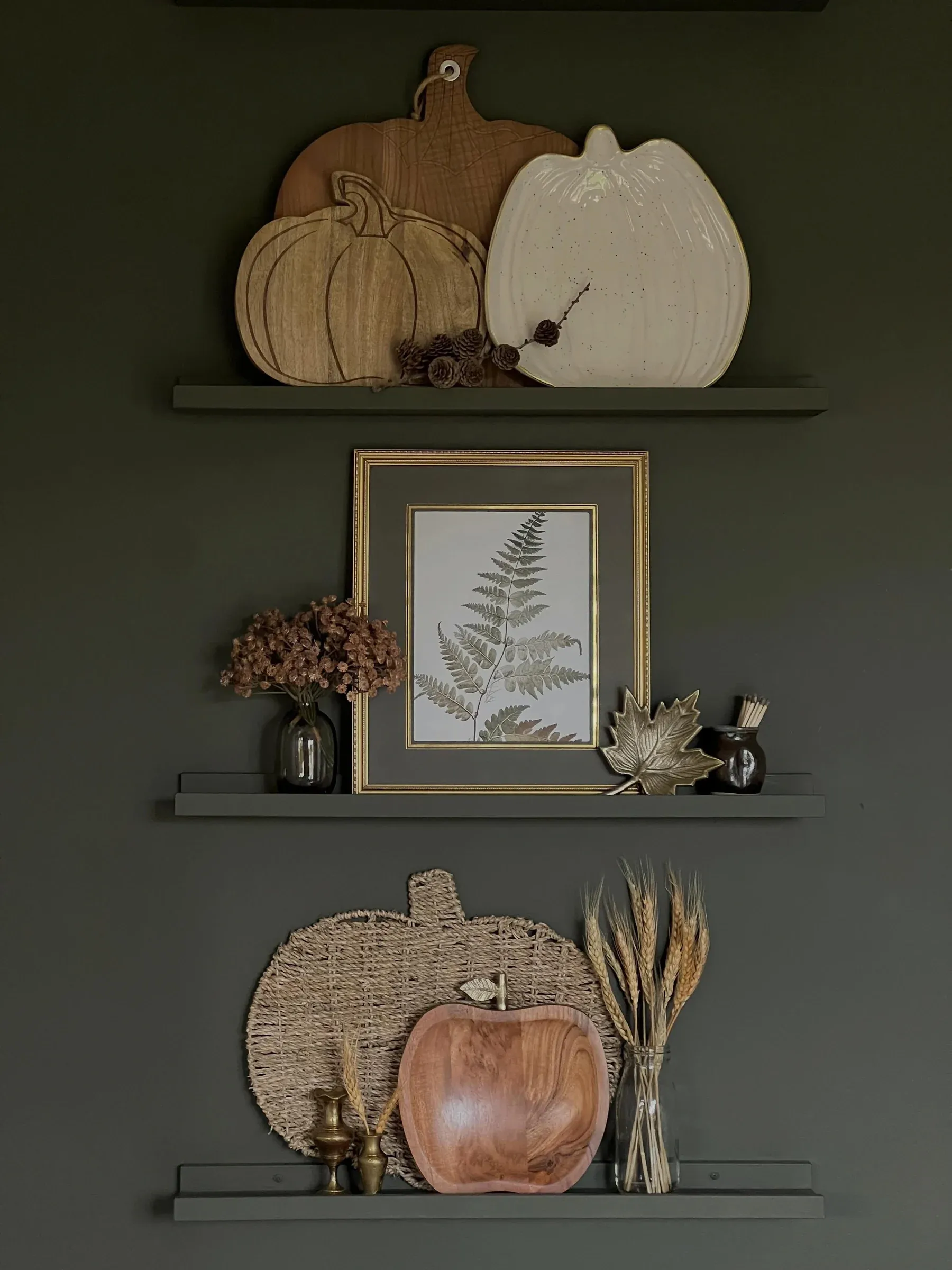 floating shelf entryway fall entryway decor ideas