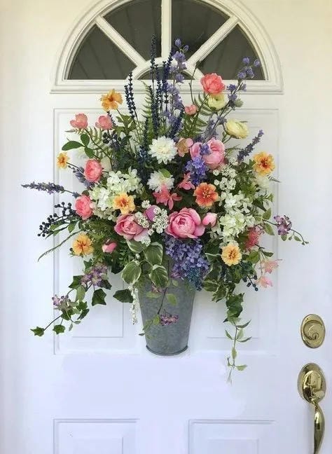 tropical summer wreath ideas