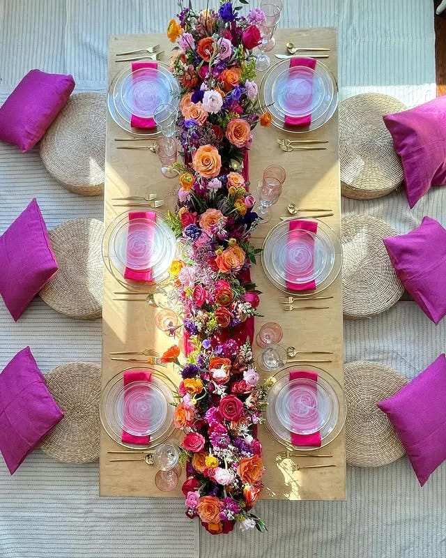 mothers day breakfast table decor