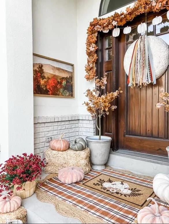 modern fall porch sign ideas