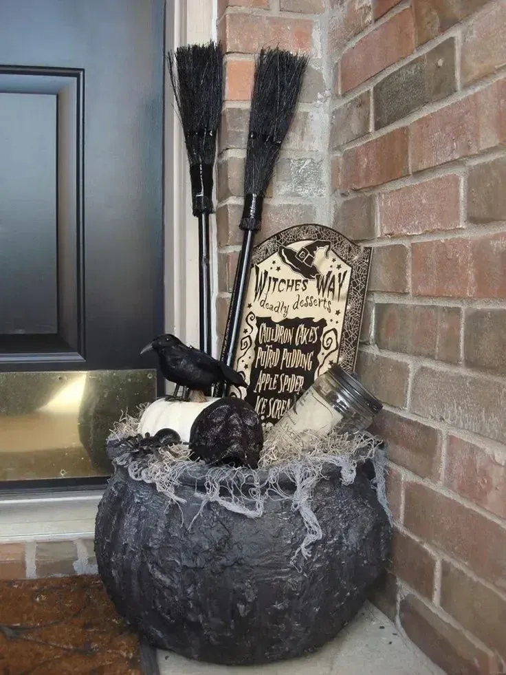 classic halloween porch decor ideas