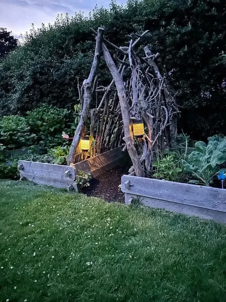 natural whimsical garden ideas
