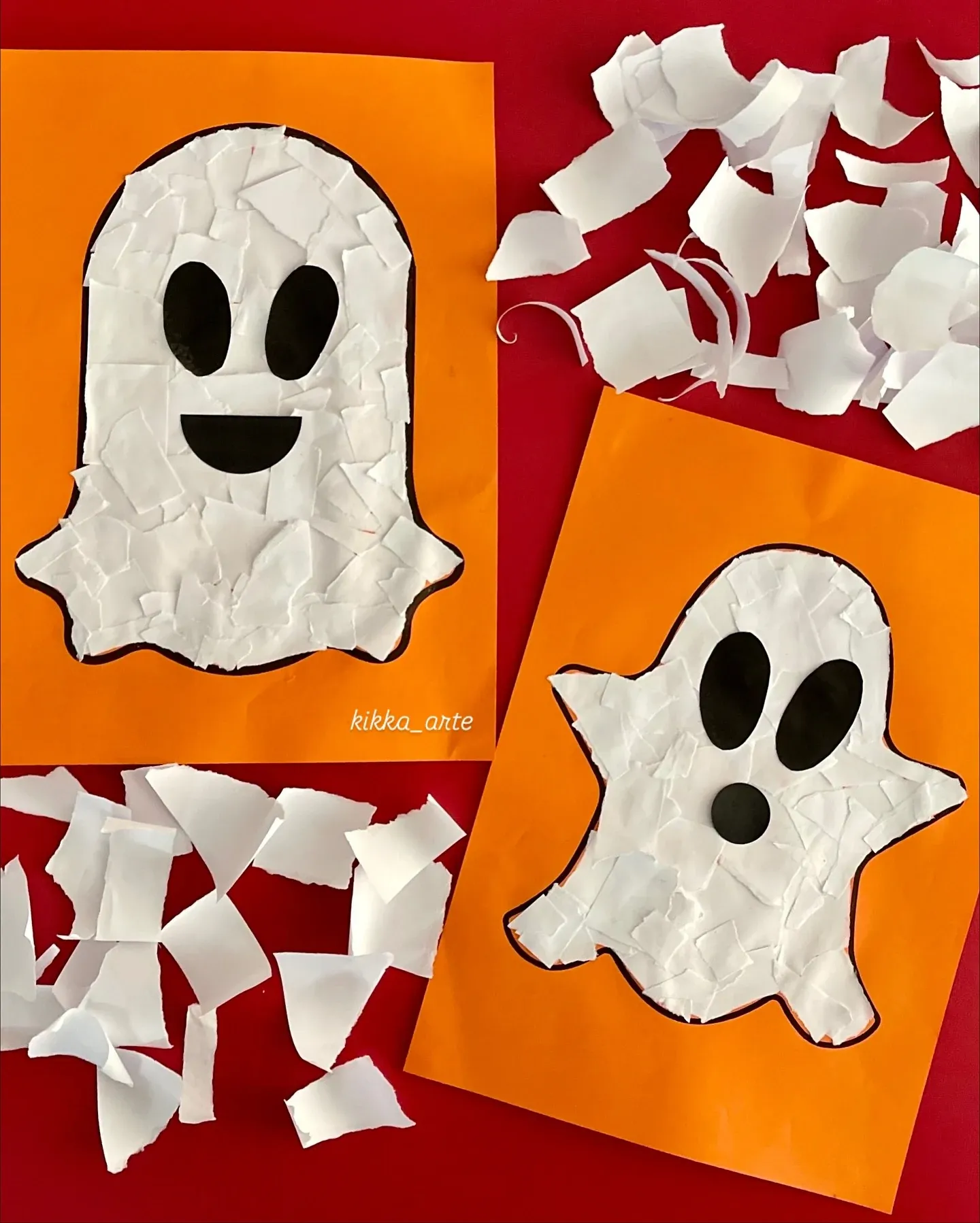 paper halloween crafts for children