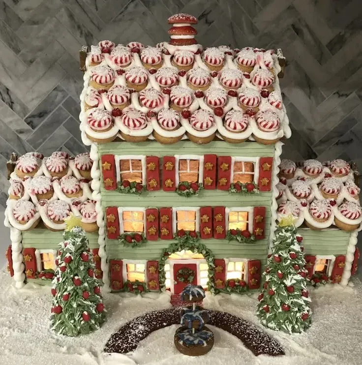 holiday christmas gingerbread house ideas