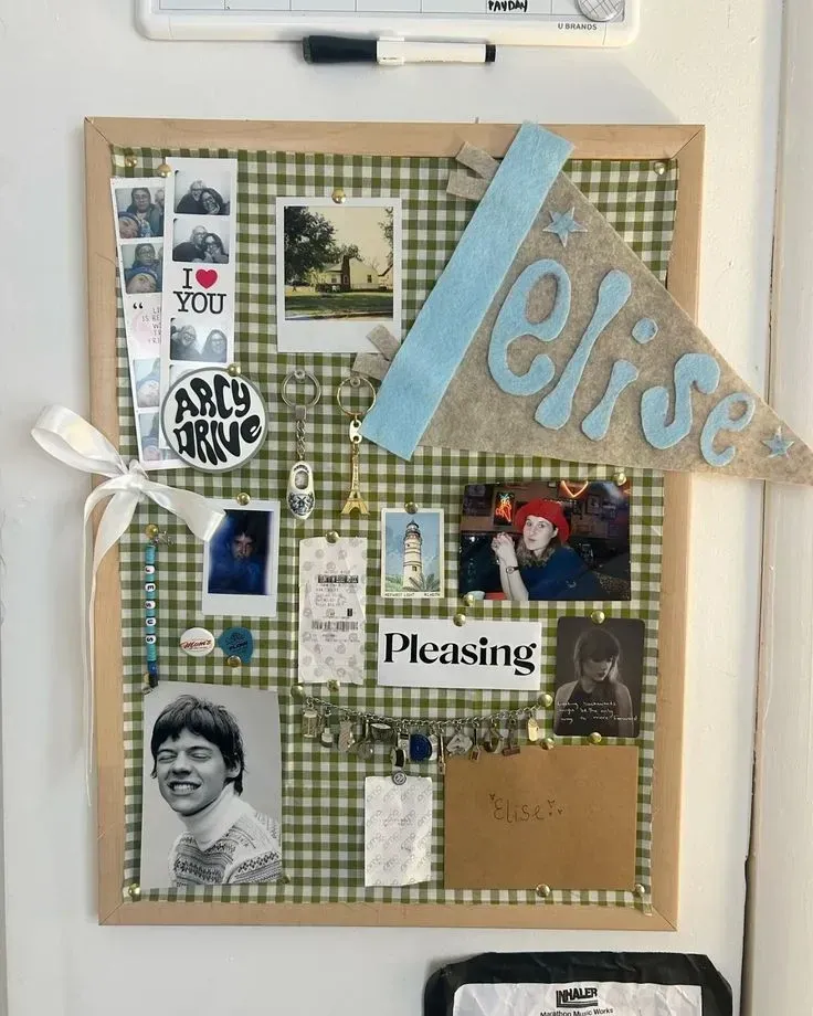 desk college cork board ideas