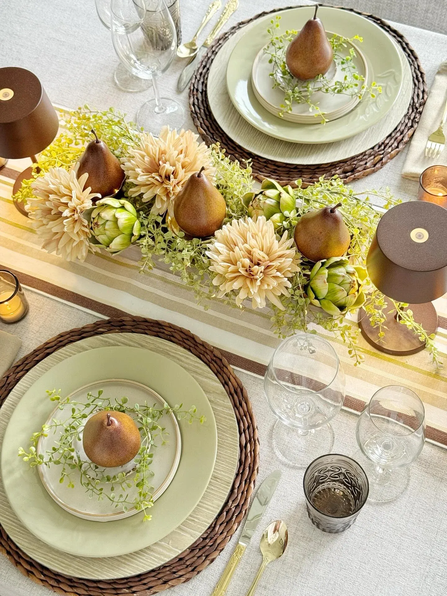 cozy dough bowl centrepiece for christmas