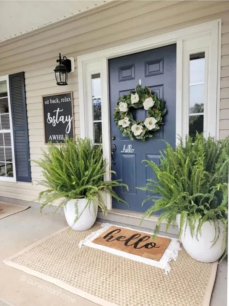 modern summer porch planter ideas