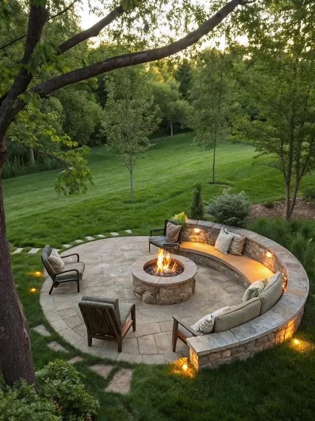 fire pit landscaping ideas