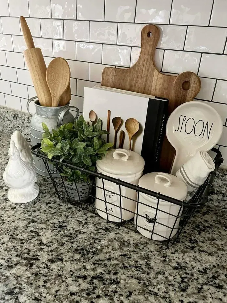 appliance kitchen counter organization ideas