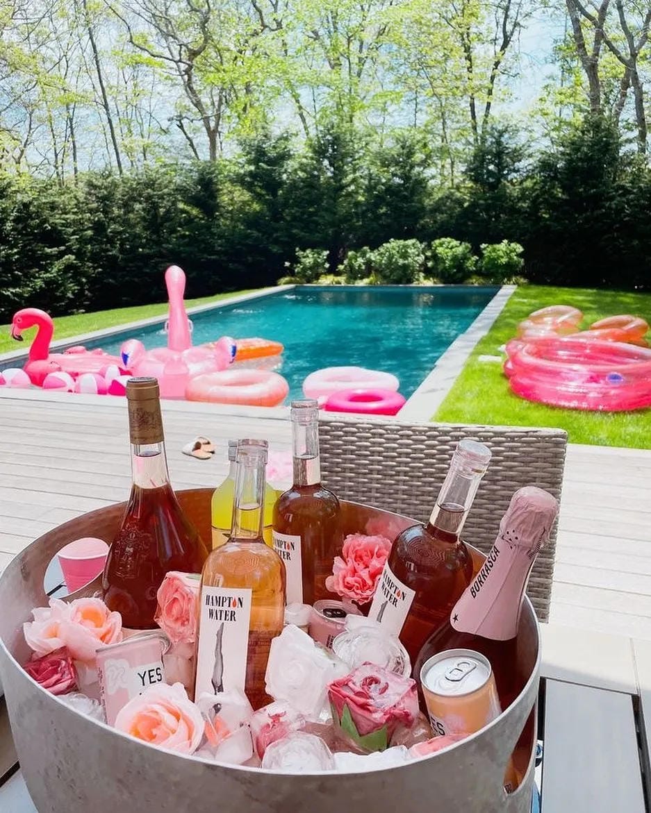 pool party decor ideas with use a drink bucket for easy hosting