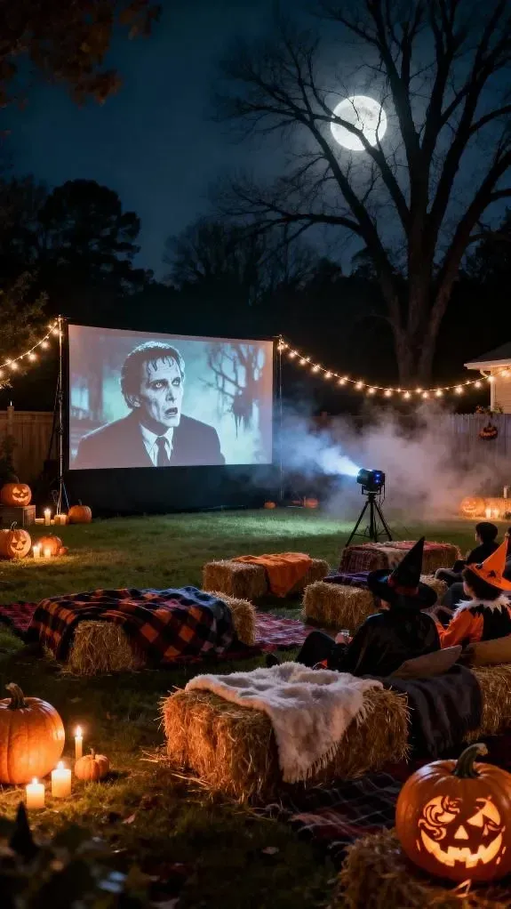pumpkin backyard halloween party ideas
