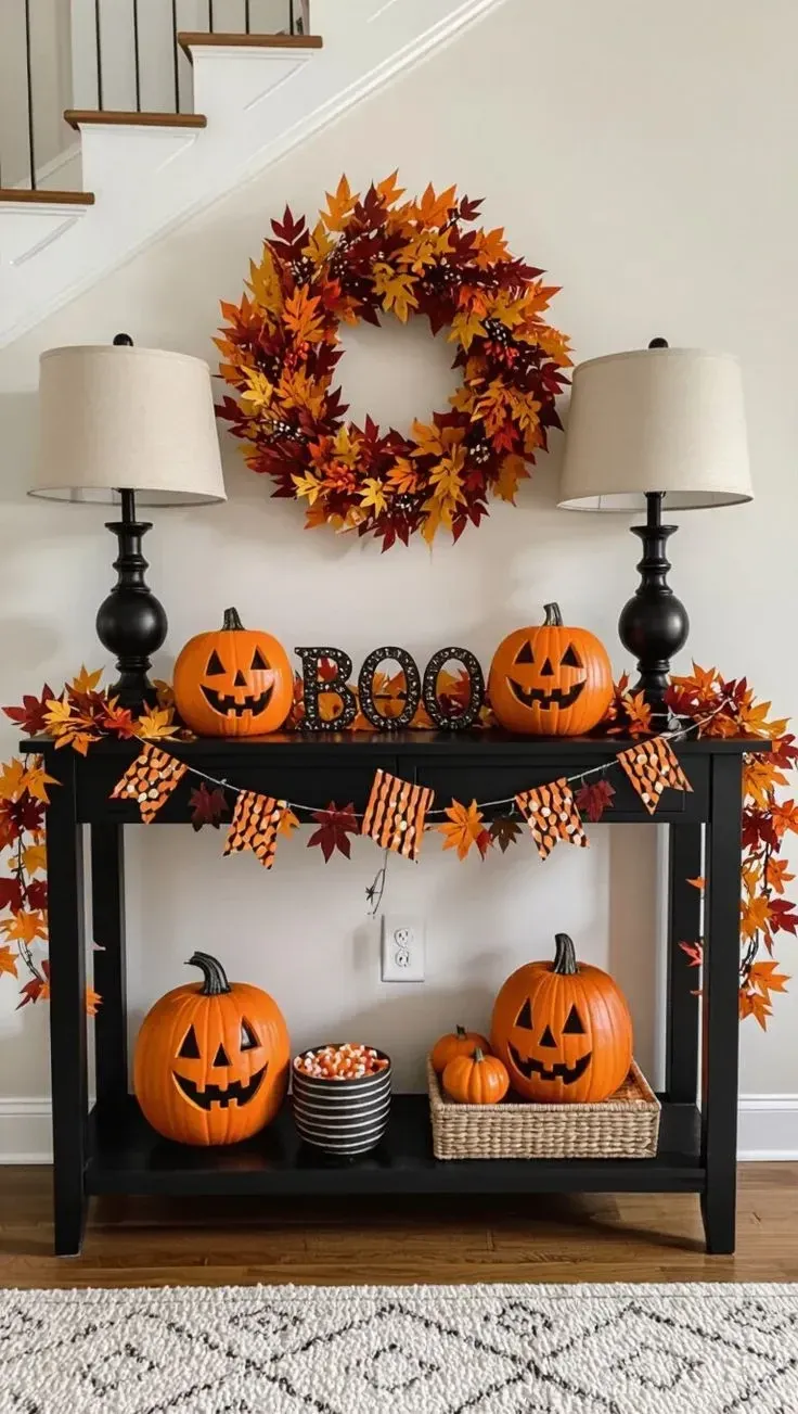 fall foyer decor fall entryway decor ideas