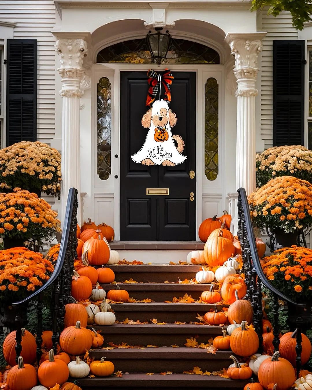 Halloween door decorations