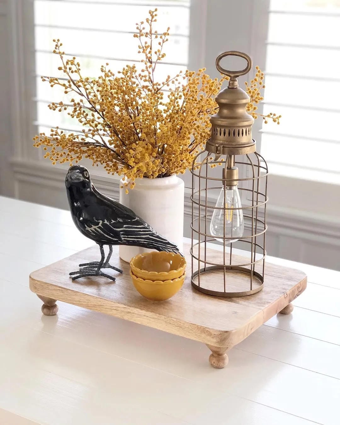 DIY spooky table settings