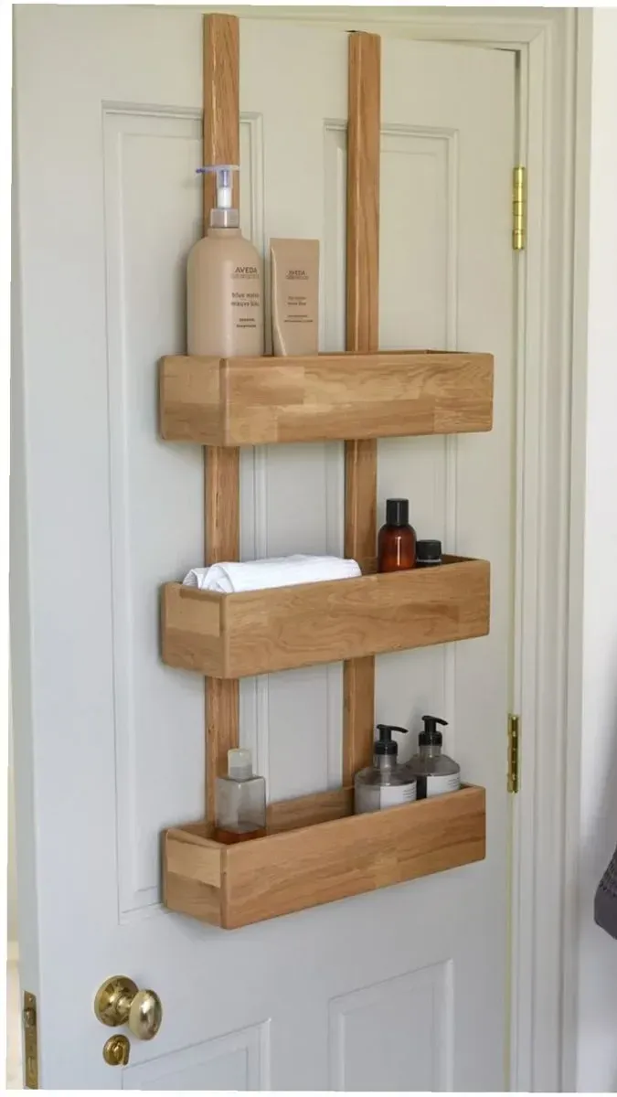 narrow very small powder room storage ideas
