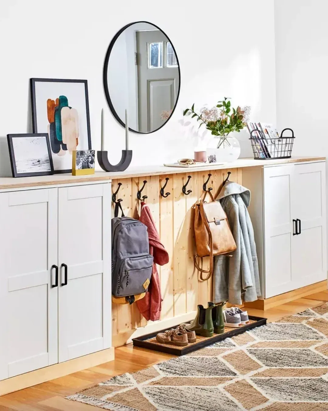 apartment entryway organization ideas for small spaces