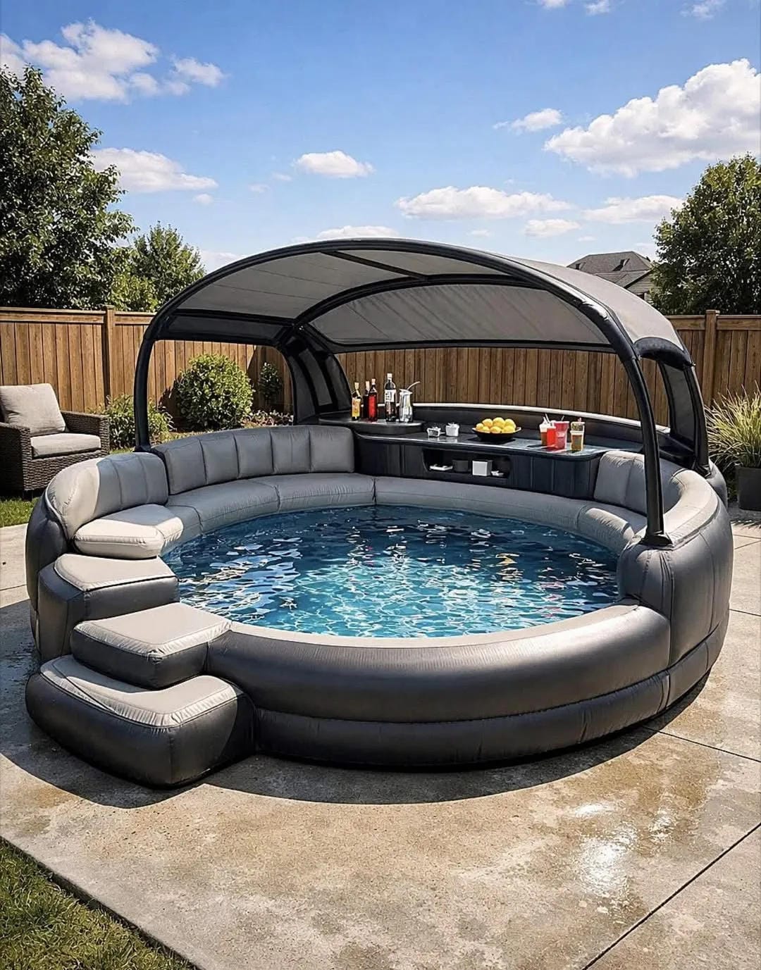 pool party decor ideas with add a covered inflatable lounge