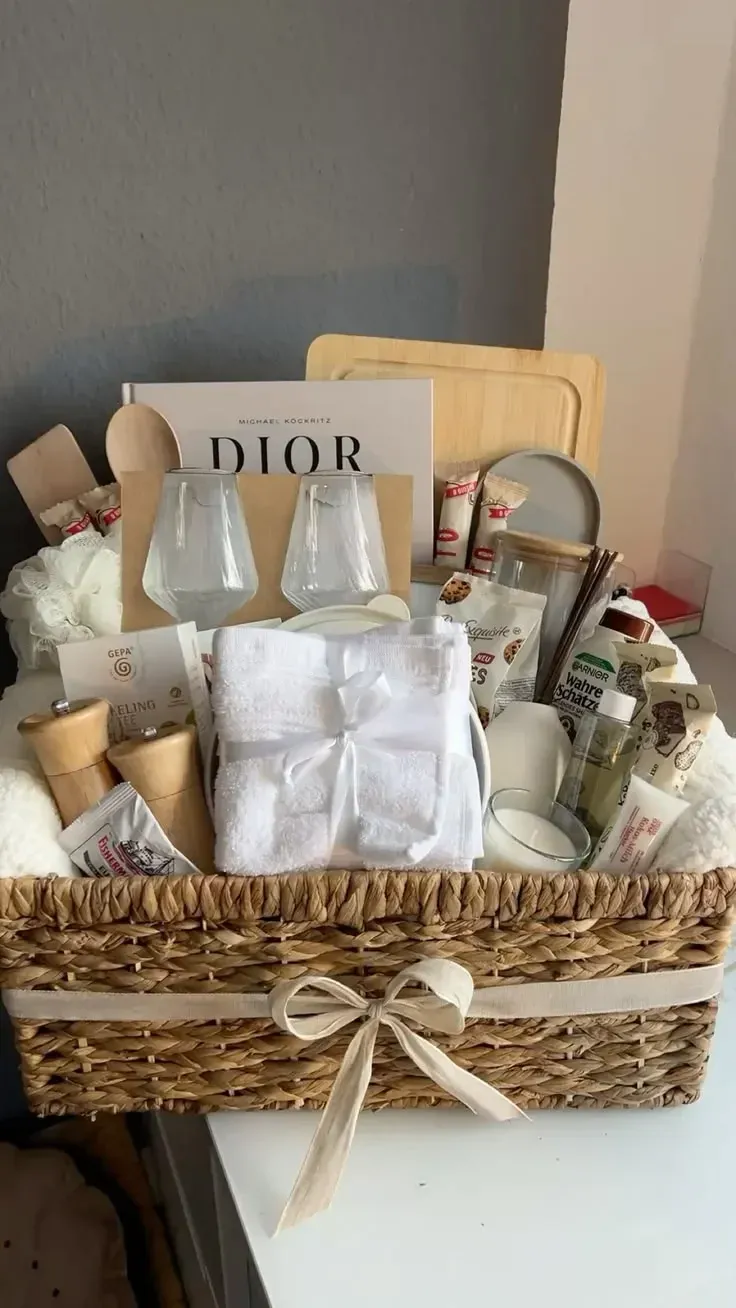 simple housewarming gift basket ideas
