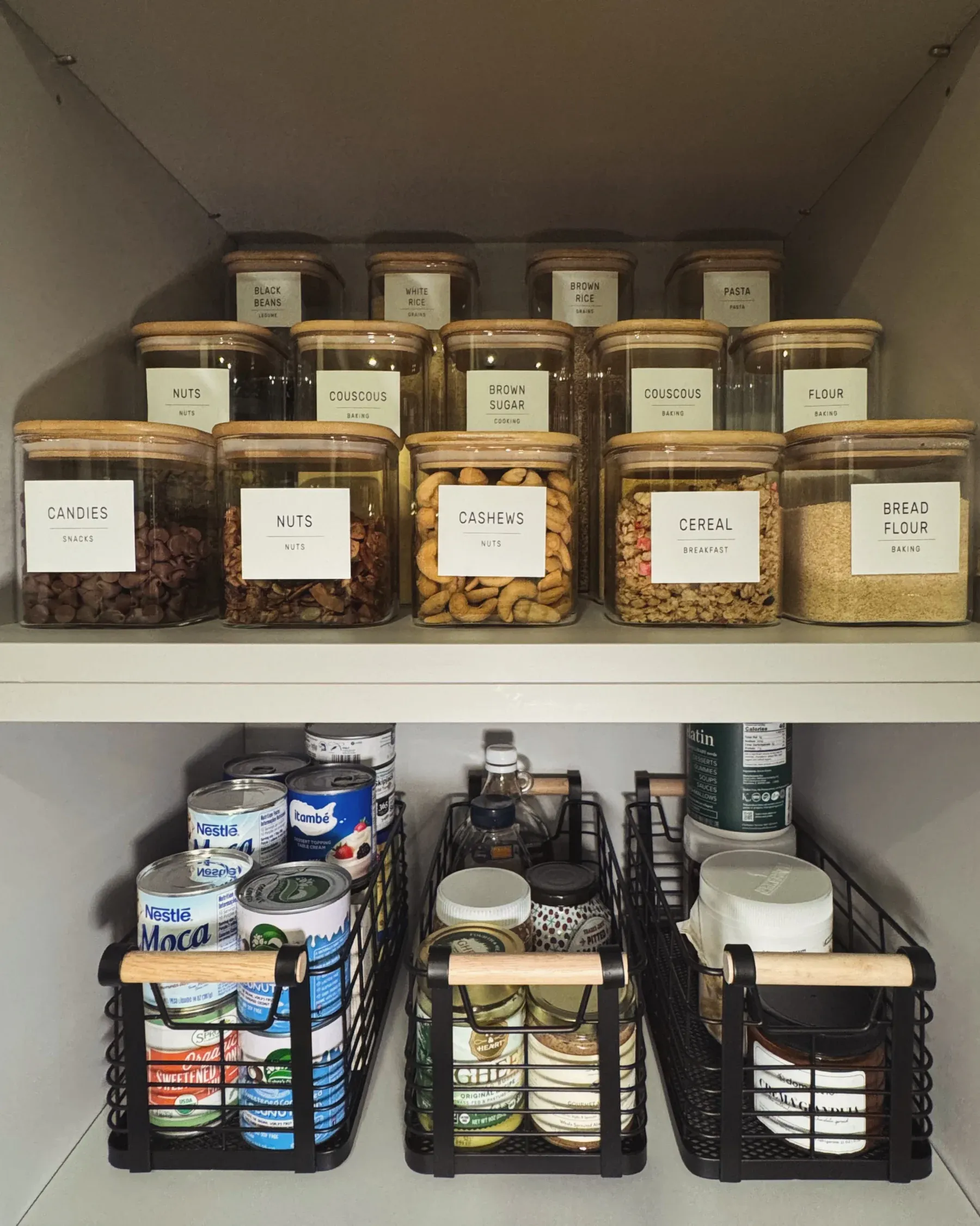 vertical small kitchen cabinet organization ideas