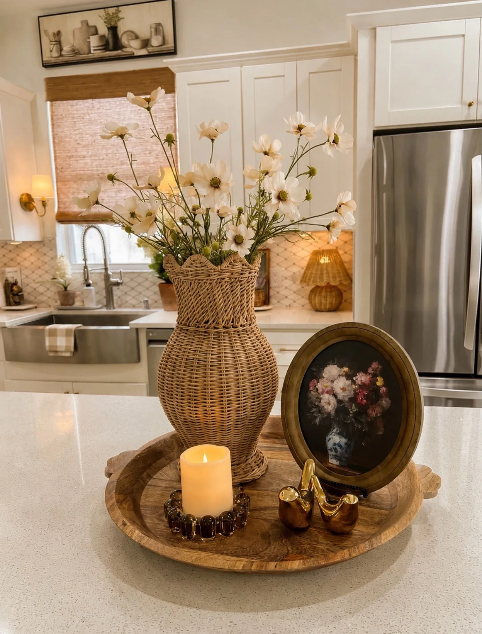 decor fall kitchen countertop decor ideas
