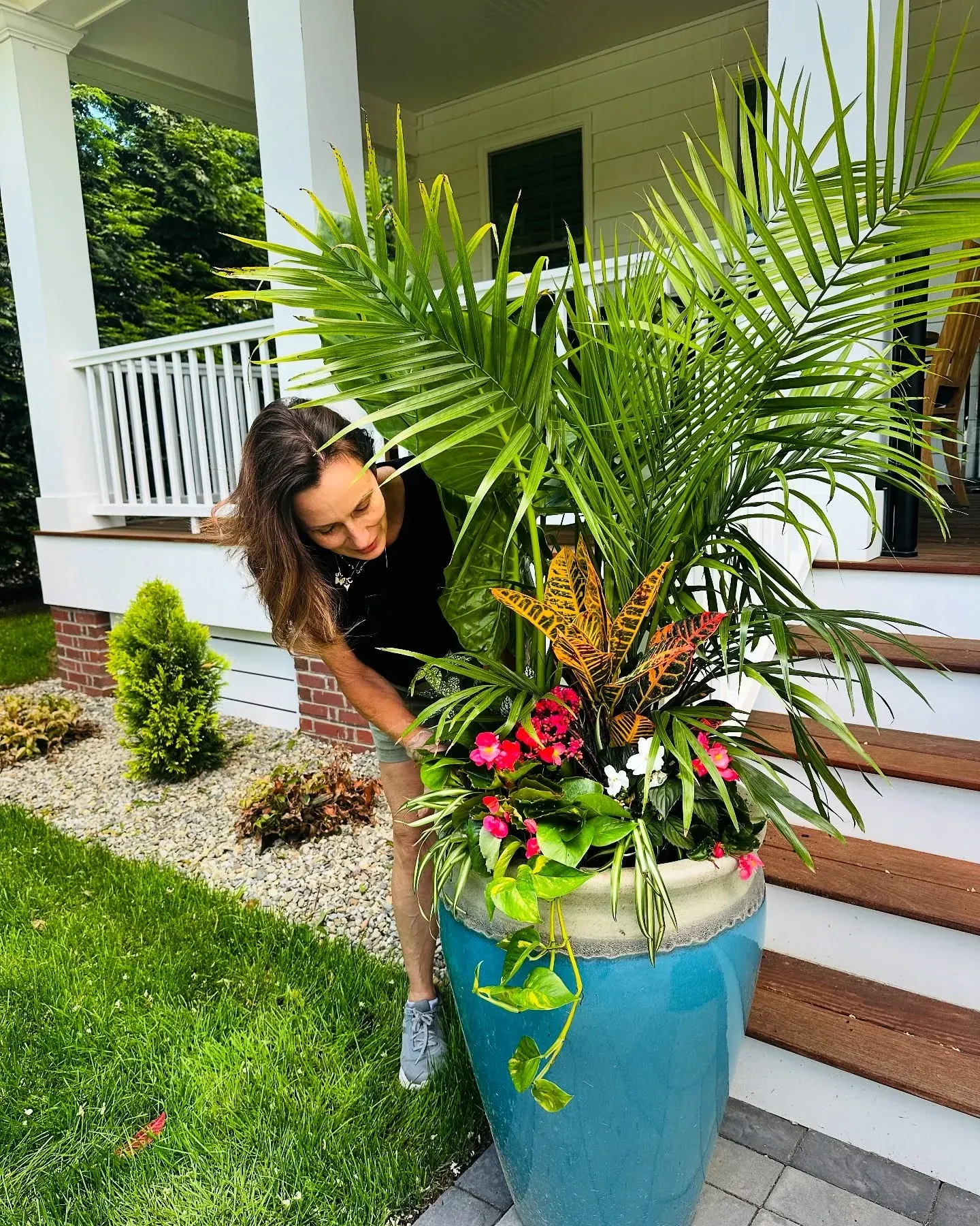 summer summer porch planter ideas