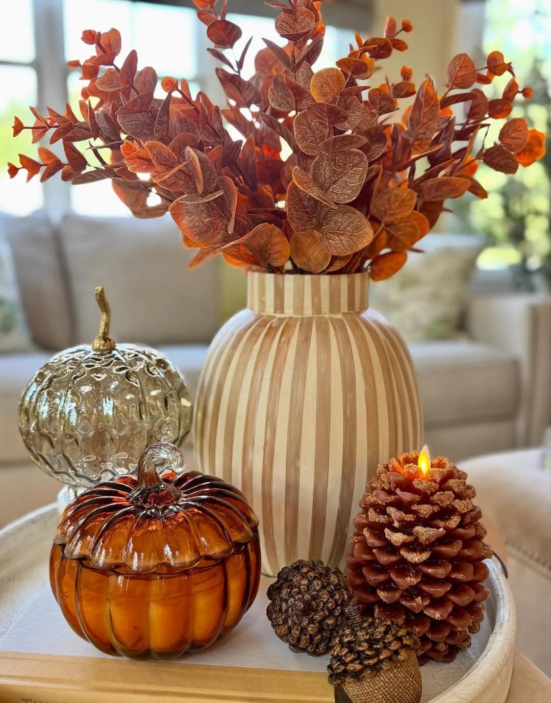 simple fall decorations indoor