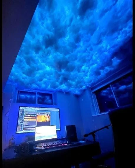 Planet themed bedroom