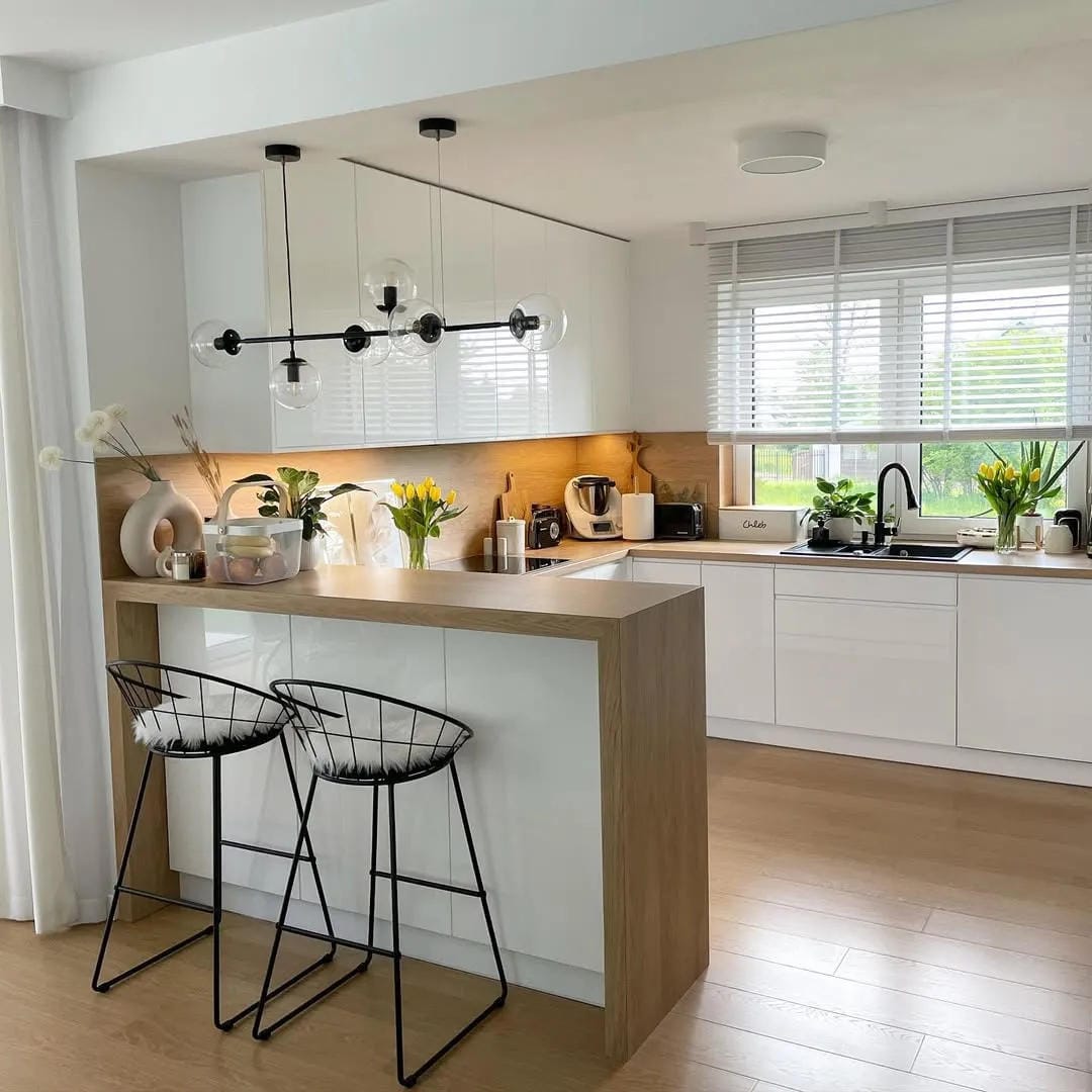 flooring for white kitchen cabinets ideas