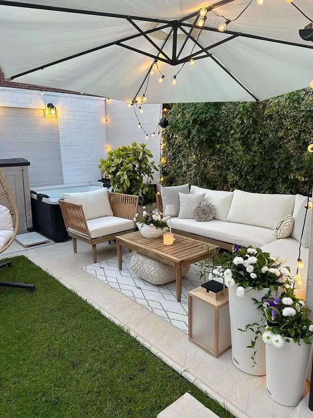 outdoor patio privacy idea