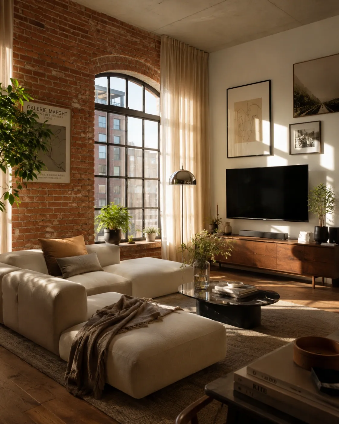 open plan industrial loft ideas