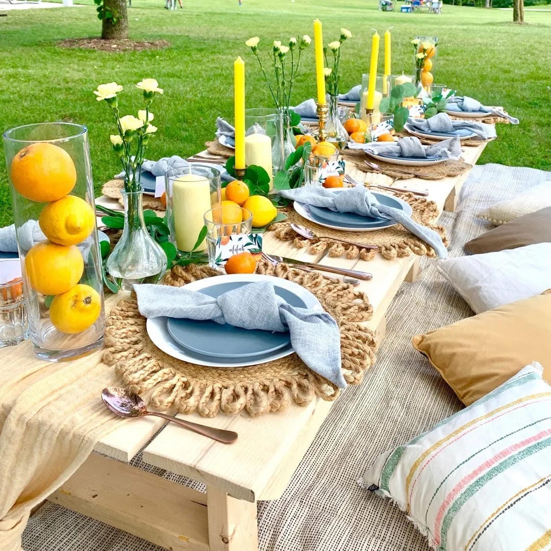 colorful august baby shower theme ideas