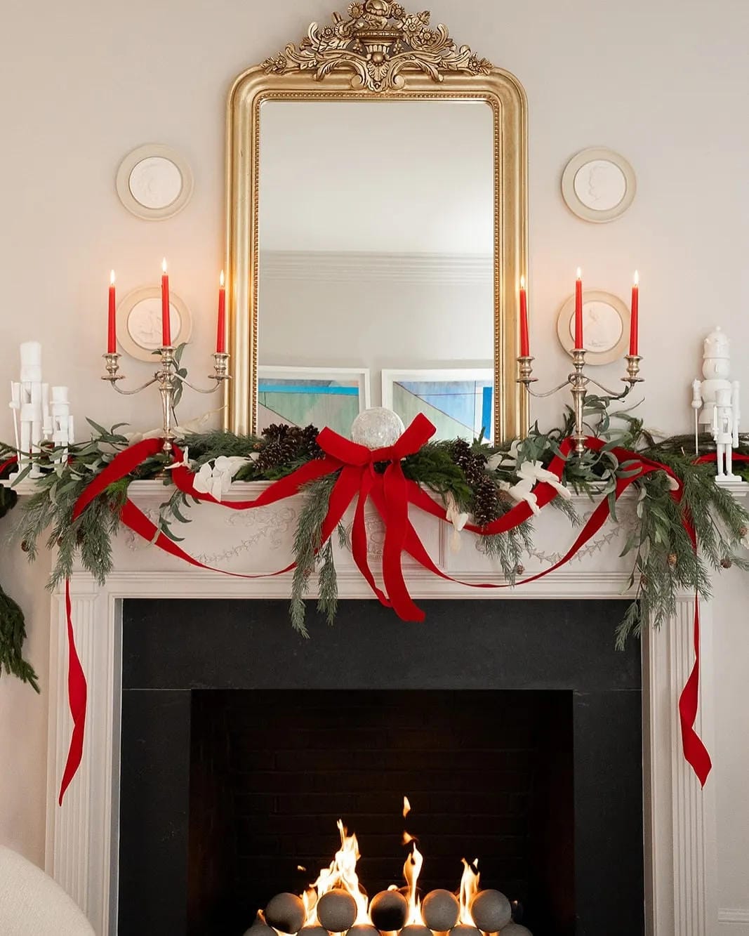 Retro holiday decorations