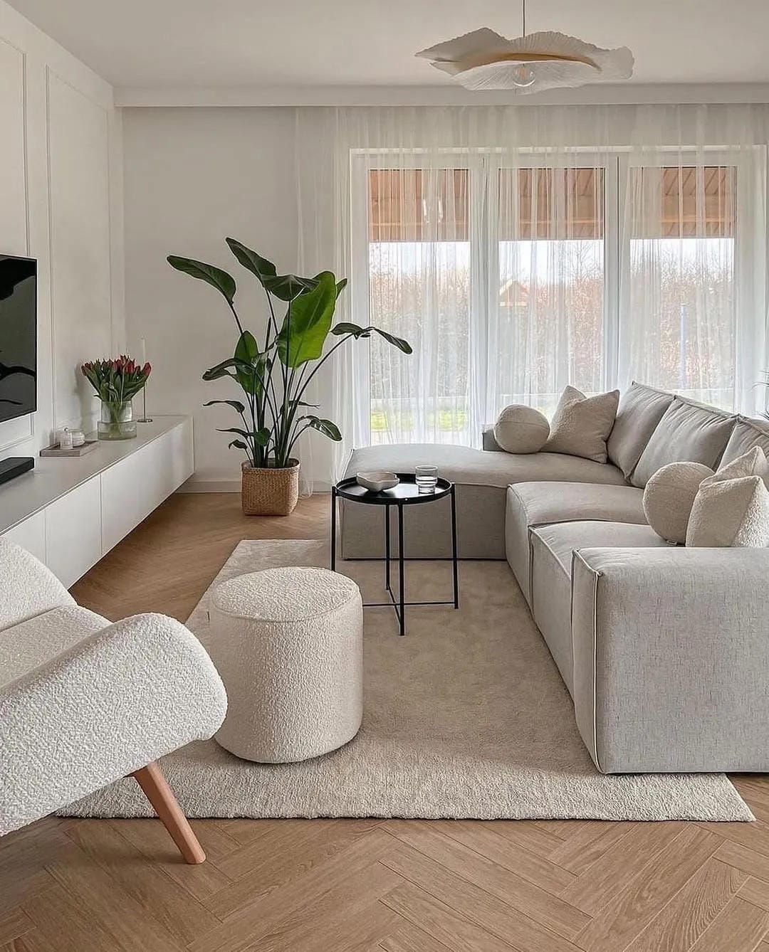 scandinavian boho living room ideas