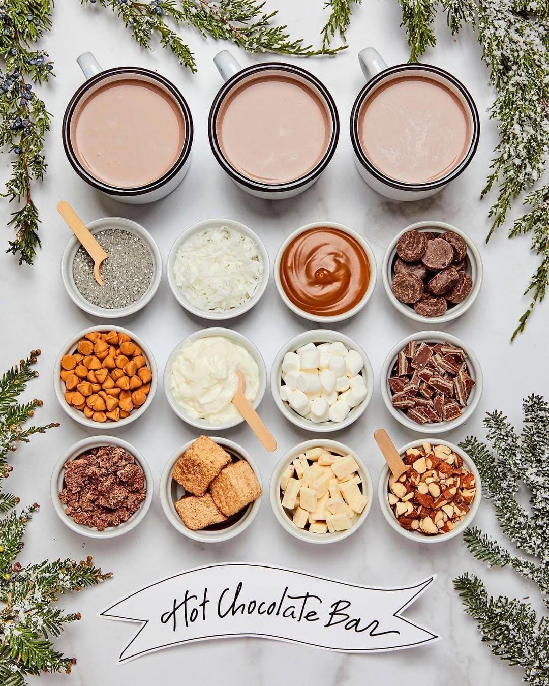 hot cocoa basket
