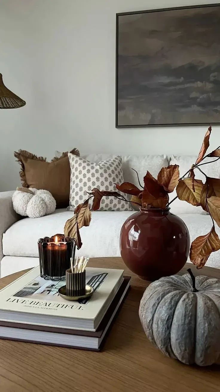 autumn fall coffee table ideas