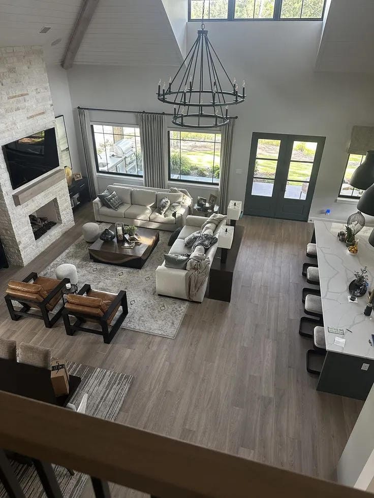 open concept kitchen living room ideas