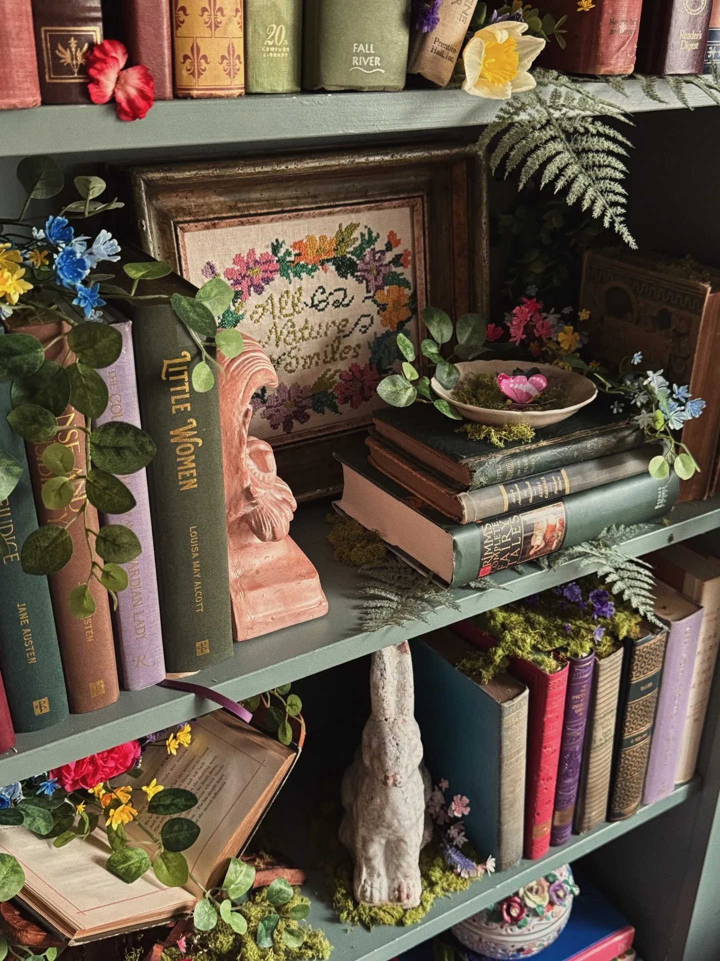 neutral bookshelf ideas