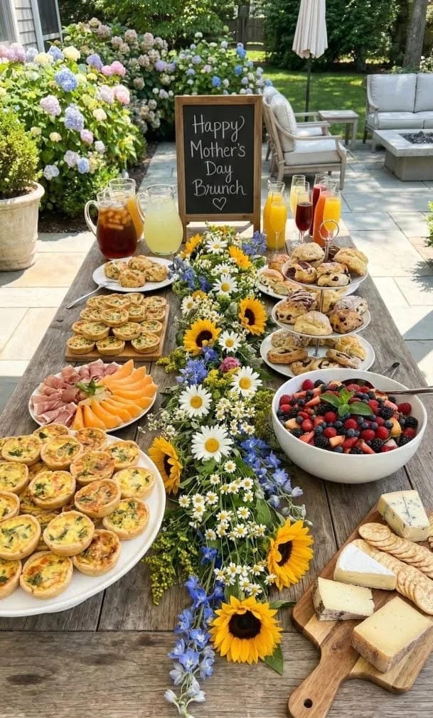 mothers day brunch tablescape ideas