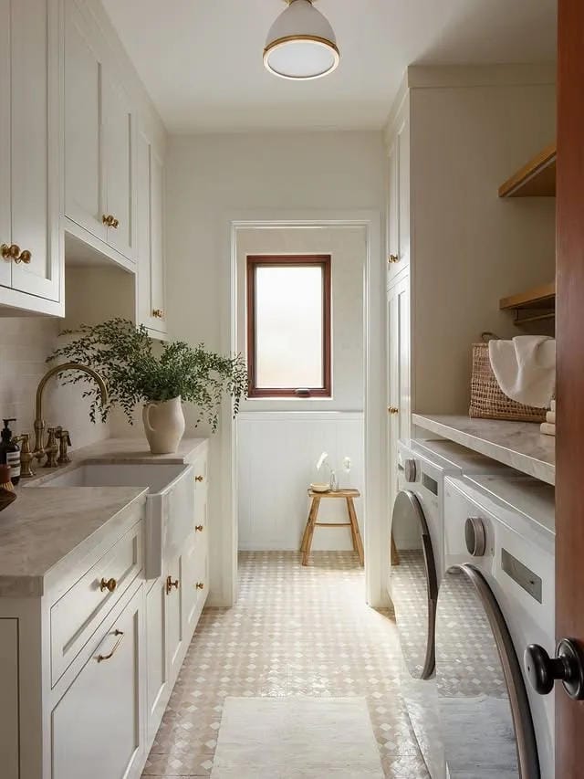 laundry room mudroom combo
